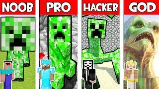 Minecraft - NOOB vs PRO vs HACKER vs GOD : CREEPER MUTANT in Minecraft ! AVM SHORTS Animation