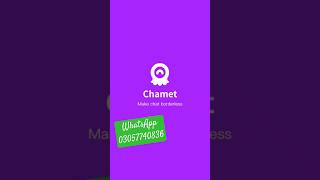 Chamet App Join Angency