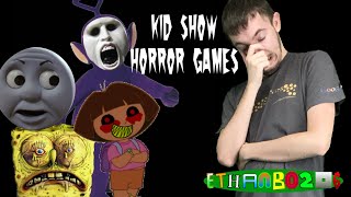 Ethanb0206 Plays Kid Show Horror Games Supercut