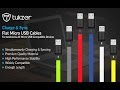 tukzer premium usb cable [tangle free] original unboxing best usb cables for fast charging
