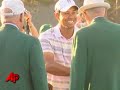Raw Video: Tiger Hits the Links