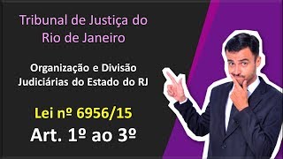 Tj-Rj - Organização Judiciária - Lei 695615 - Art. 1º Ao 3º