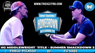 Tu Sabe vs Pablo Picasso | Hosts PaceWon & ZitrotheGreat | Summer Smackdown 2 at Comix Mohegan Sun