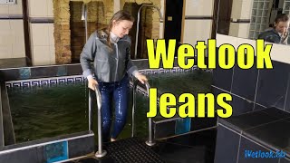 Wetlook Girl Jeans | Wetlook Girl In Coat | Wetlook High Heels