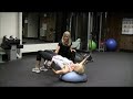BOSU Bridge with Chest Fly - Exercise Demonstration - Total Health Systems