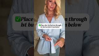 The Secret To Tucking An Oversized Shirt Without Tucking It