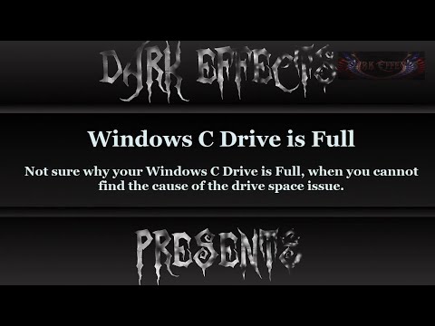 @Windows C Drive Is Full And I Don't Know Why