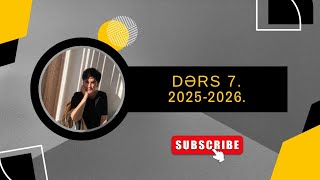 Dərs 7. Azərbaycan Lll-Vll Əsrlərdə. Abituriyentlər Üçün