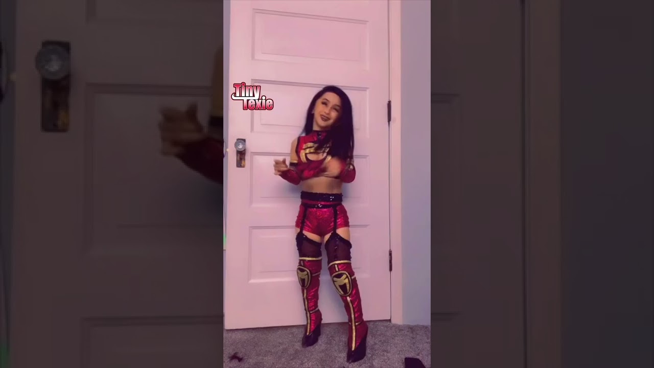 Tiny texie and her step compilation