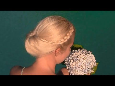 Причёска пучок сделать самой Причёска пучок сделать самой