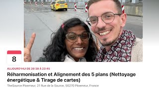 Réharmonisation et Alignement des 5 plans (Nettoyage énergétique & Tirage de cartes)