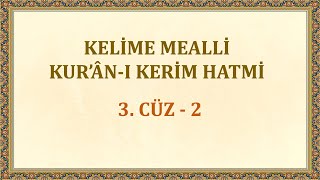 Keli̇me Mealli̇ Hati̇m 3.Cüz - 2