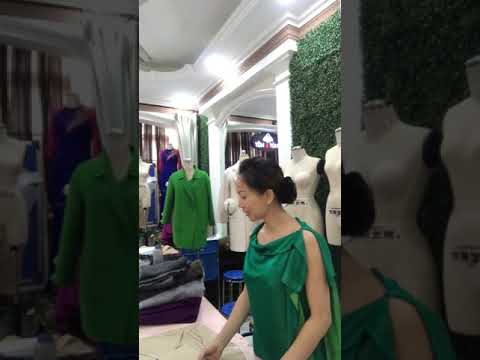 Cách may áo khoác giả lông vũ (video 1)