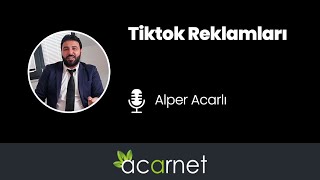 Tiktok Reklamları