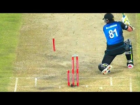 Best Destructive Pace Bowling in Cricket ● Stumps Broken ● Stumps Flying in Air ●