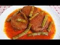 Tortitas de Camaro?n en Salsa Roja con Nopales