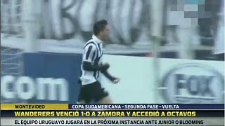 Montevideo Wanderers 1 - 0 Zamora Copa Sudamericana 2016