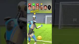 Robot Goalkeeper Challenge 🦾🥅 #ronaldo #neymar #messi #salah #griezmann #putin #