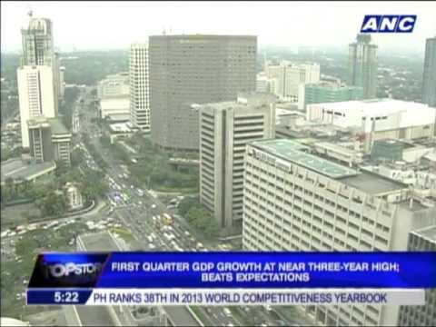 Q1 GDP growth at near 3-year high; beats expectations