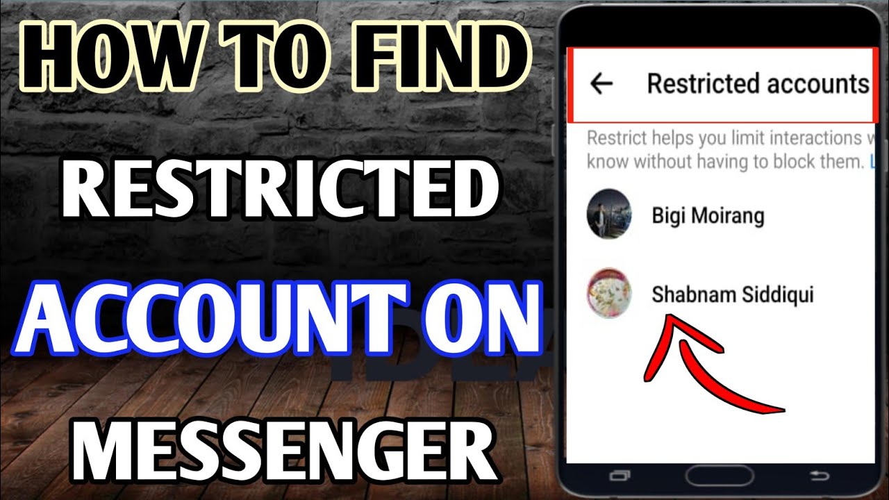 How To Find Restricted Account On Facebook Messenge How To Find Restricted Account On Facebook Messenge