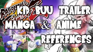 Kid Buu Reveal Trailer Manga & Anime References Dragon Ball FighterZ