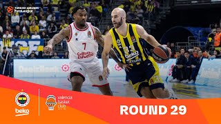 Fenerbahce Beko Istanbul-Valencia Basket | Round 29 Highlights | 2023-24 Turkish