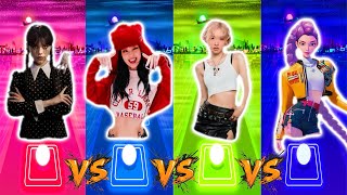 Wednesday Jennie Solo And Jisoo Flower Rose Bruno Mars Apt Kpop Demon Hunters