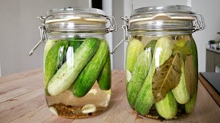 Cetriolini E Cetrioli Sottaceto Fatti In Casa - Ricetta Sottaceti - Senza Rischio Di Botulino