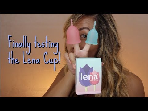 I TRIED THE LENA CUP *WARNING REAL BLOOD*| ITSJUSTKELLI