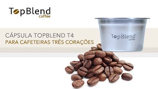 Cápsula Reutilizável Topblend T4 Compatível Com Tres Corações
