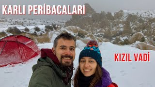 Kapadokya Kiş Kampi - Kizil Vadi̇ Drone Çeki̇mi̇ Evi̇m Doğa