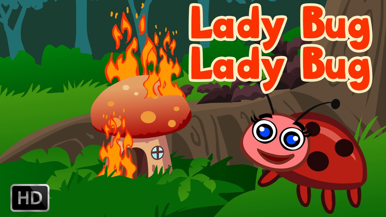 Lady Bug Lady Bug With Lyrics Nursery Rhymes for Children YouTube