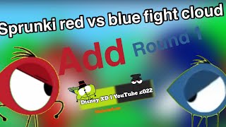 Sprunki Red Vs Blue Fight Cloud Add Round 1