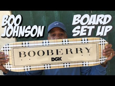 BOO JOHNSON BOARD SET UP AND INTERVIEW !!!