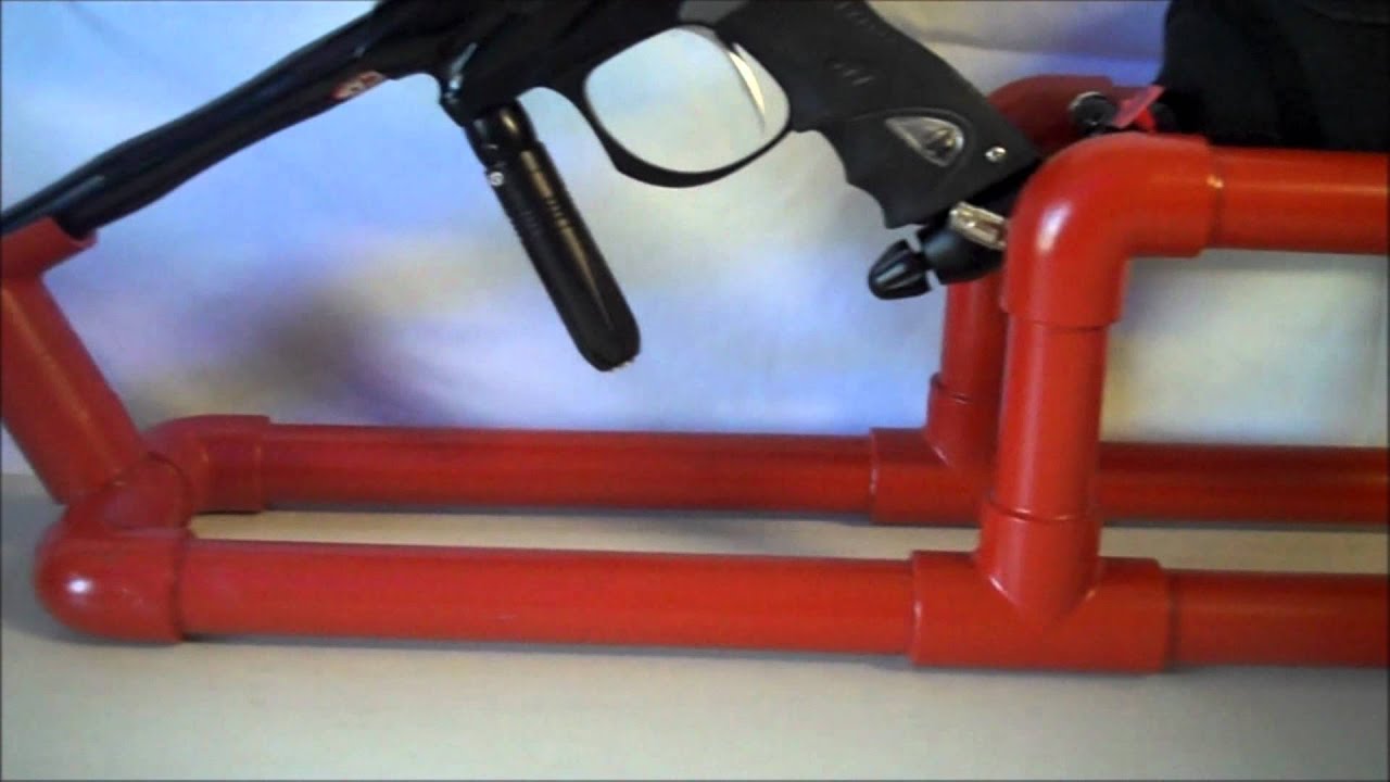 PAINTBALL MARKER STAND YouTube