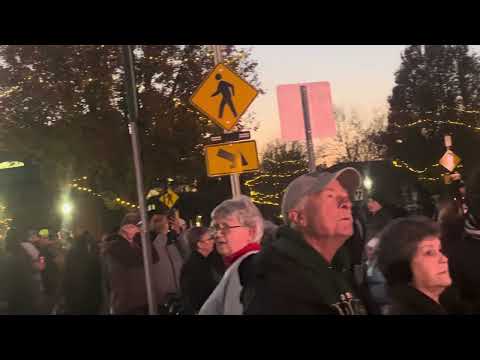 Parade of lights @ village green park Fairfield Ohio