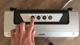 How to use a vacuum sealer Aicook