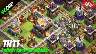 Th11 Trophy Base 2017 Coc Best Th11 Base Layout Anlegend Replays - Clash Of Clans