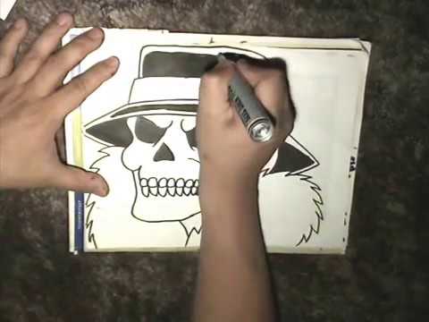 Drawing a Cholo SkullAnd Some Oldies Songs Instrumental Oldies