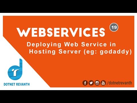 VIDEO : deploying web service in hosting server (eg: godaddy, somee etc.) || part-19 - learn how to deploylearn how to deploywebservice inlearn how to deploylearn how to deploywebservice inhostingserver || part-19. in order to deploylearn ...