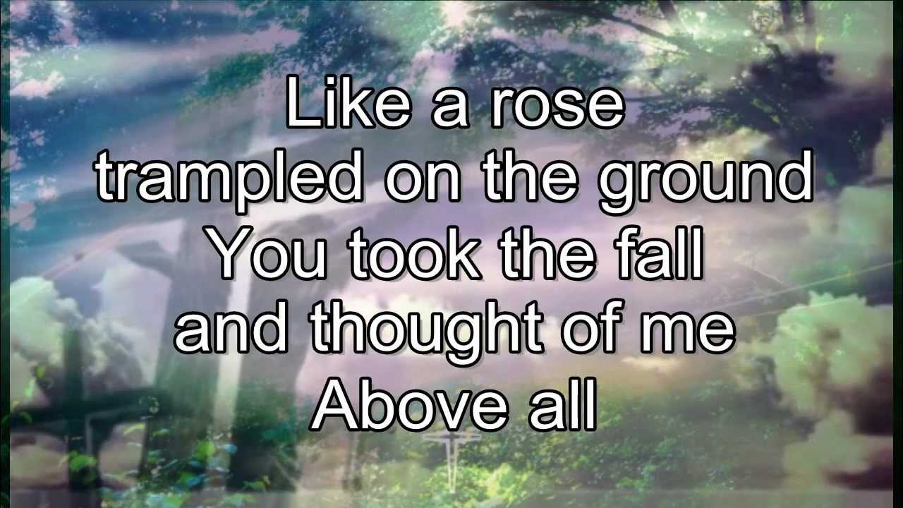 Above All - Instrumental with Lyrics (no vocals) - YouTube