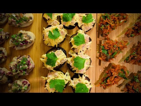 Топ-3: Закуски к застолью Топ-3: Закуски к застолью
