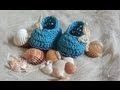 Tutorial Sandalias Bebé Crochet Baby Shoes (English Subtitles)