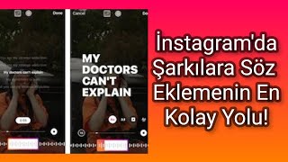 Instagram Müzik'teki Şarkılara Söz Eklemenin Kolay Yolu (Instagram'da şarkılara 