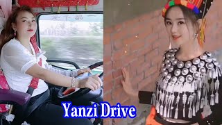 Beautiful Female Truck Driver Yanzi And Her Cargo Journey
