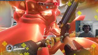 React Destroys Hollywood With Hanzo Feat. Crosyph And Aimbot?