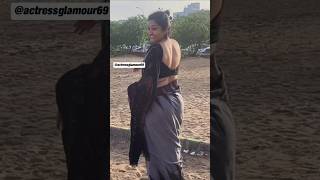 Actress Neelima Rani Hot Show In Saree