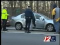 Trooper hit while on scene of accident