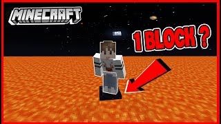 THỬ THÁCH SINH TỒN CHỈ VỚI 1 BLOCK Ở THẾ GIỚI LAVA TRONG MINECRAFT* THẾ GIỚI DUNG NHAM SIÊU NÓNG??