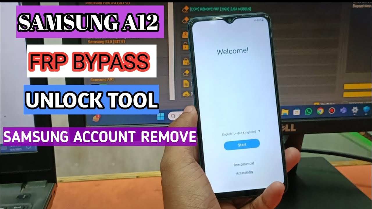 SAMSUNG A12 (A127F) FRP BYPASS /SAMSUNG ACCOUNT REMOVE SAMSUNG A12 (A127F) FRP BYPASS /SAMSUNG ACCOUNT REMOVE